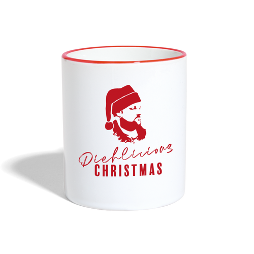 Keramik Tasse - Diehlicous Christmas - Weiß/Rot